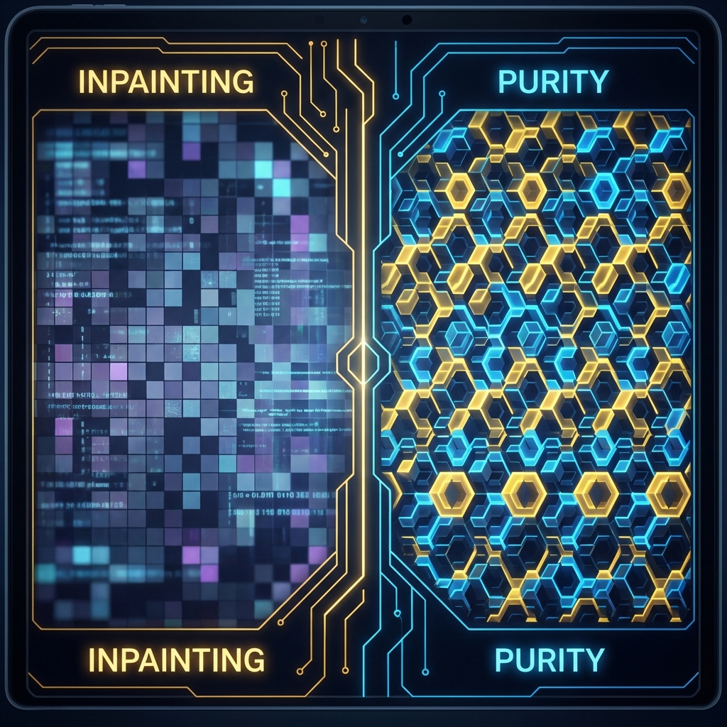 Purity vs. Generic Inpainting: The Technical Truth